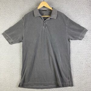 Marc Edwards Mens‎ Sz XL Shirt Gray Fade Golf Polo Vintage Wash 100% Cotton **